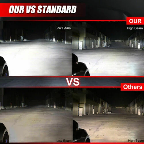 For BMW 5 Series E60 E61 2003-10 2x Bulbs H7 LED White Headlight Halogen 6500K - Image 2 of 4