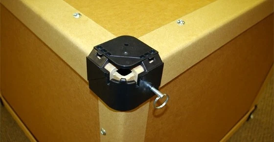 RE-USABLE MOVING SHIPPING CRATE CONTAINER EXTRA HEAVY DUTY BOX - 36" x 24" x 32" - Image 2 of 3