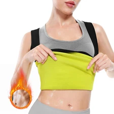 Sports Sweat Vest Body Shaper Waist Trainer Sauna Suit Top Yoga Gym Women USA