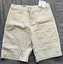 New O'Neill "CONTACT STRETCH" Boy's 26" Causal Shorts Tan Dress Shorts