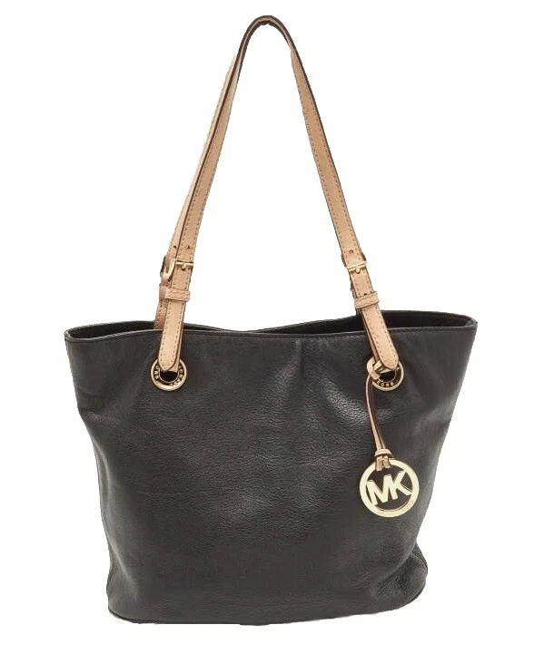 Bolso de mano Michael Kors Jet Set de cuero negro Foto 3 de 4