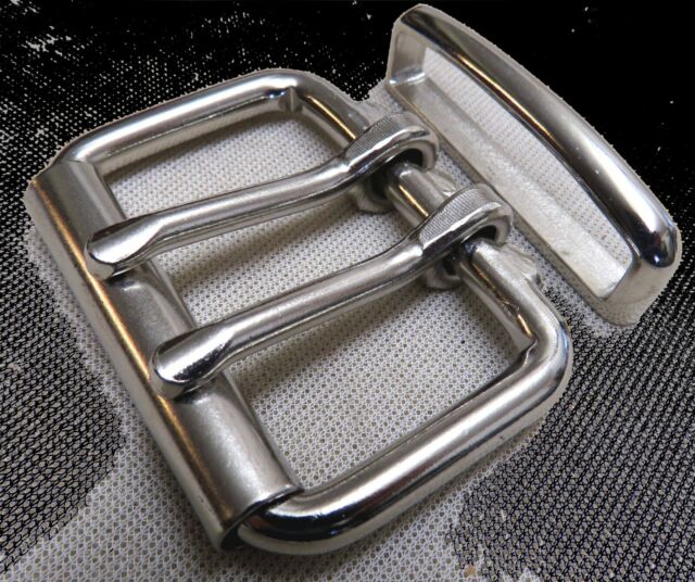 GÜRTELSCHNALLE Metall DOPPELDORNSCHNALLE für 5cm breite GÜRTEL Rollschnalle NEU# GÜRTELSCHNALLE Metall DOPPELDORNSCHNALLE für 5cm breite GÜRTEL Rollschnalle NEU#
