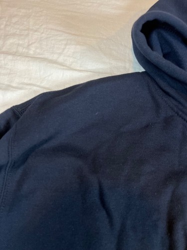 2XL Men Barstool Michigan UNIVERSITY College Sweatshirt Hoodie Blue New Tag HAIL - Picture 10 of 24