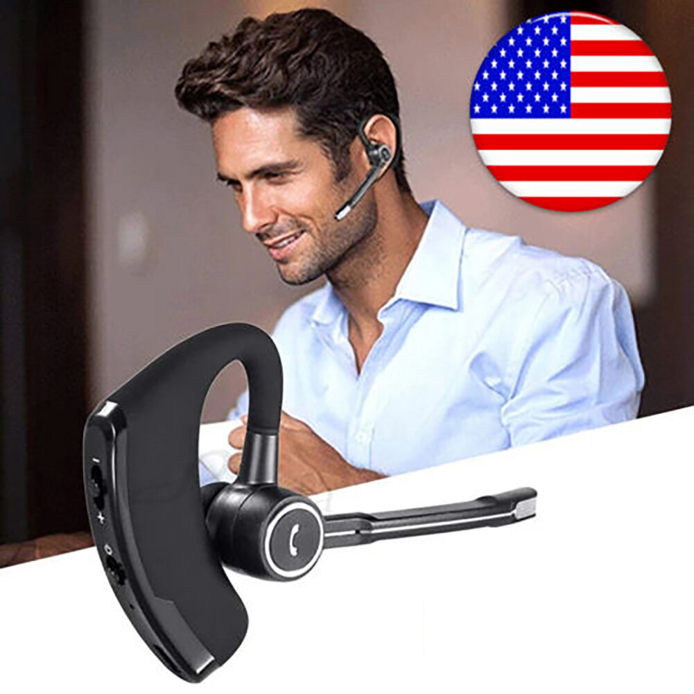 Wireless Bluetooth Earphone Driver Headset with Mic for Android iOS Cell Phones