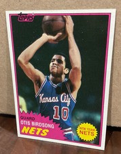 OTIS BIRDSONG 1981-82 TOPPS BASKETBALL #17 - NEW JERSEY NETS