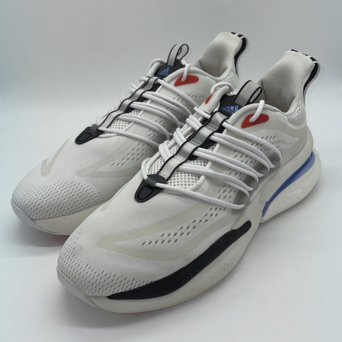 Adidas AlphaBoost V1 White Black Blue Fusion (HP2757) Men display picture 3