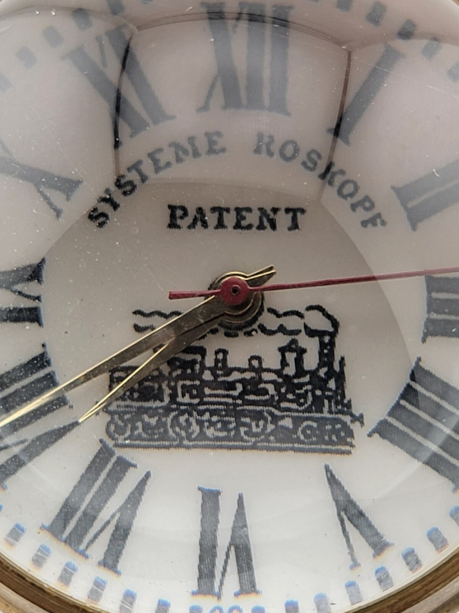 Rare One Of Kind Vintage 1960's Roskopf Swiss Made Ball 17 Jewel