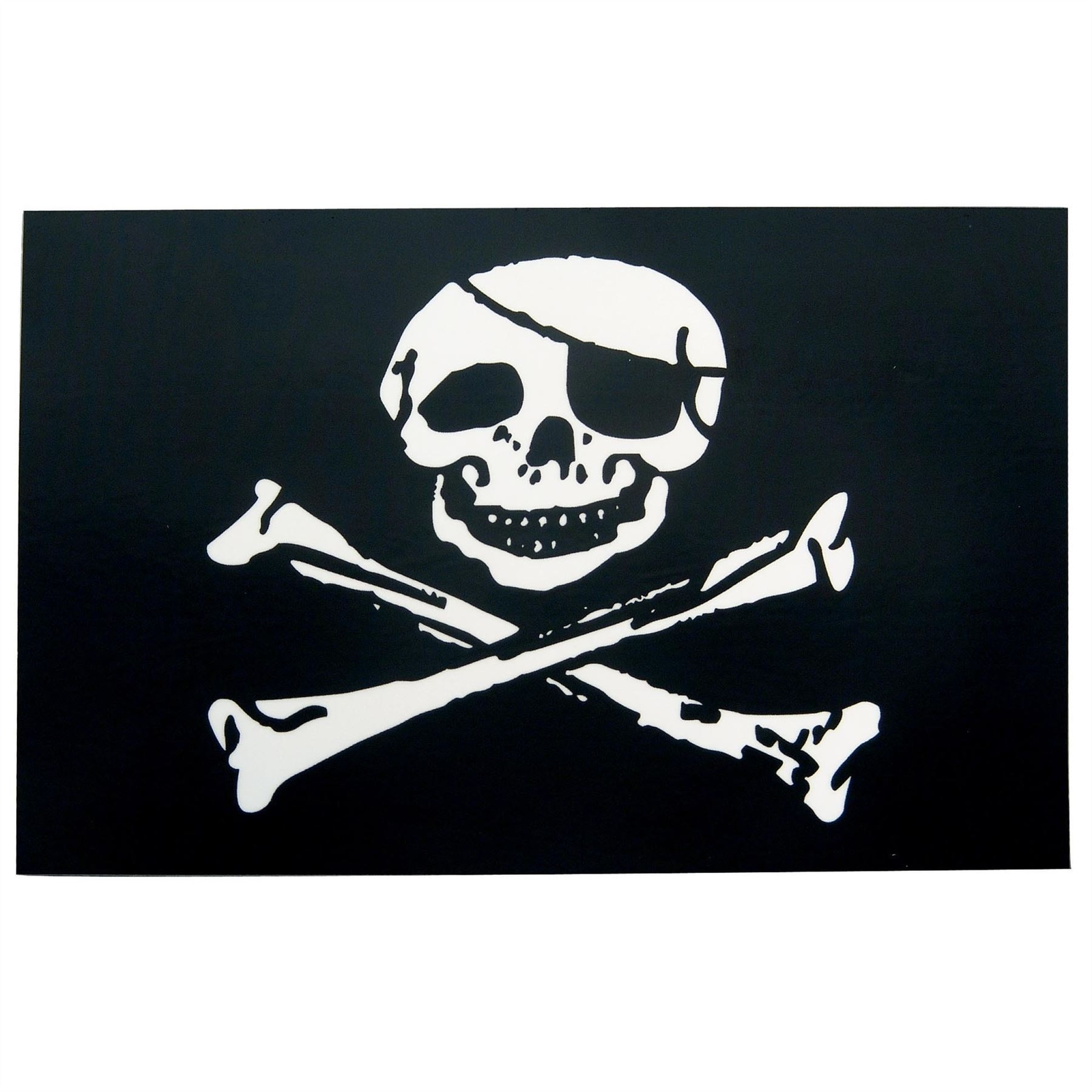Henbrandt Jolly Roger Skull & Crossbone Pirate Flag Party Decoration