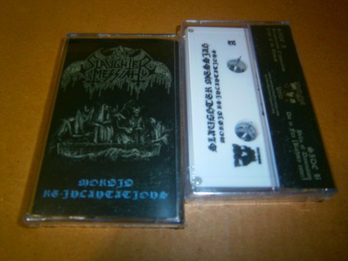 SLAUGHTER MESSIAH - Morbid Re-incantations. Tape - Picture 2 of 4