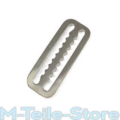 M-TEILE-STORE 5 Schiebeschnallen für 50mm Gurtband, Schnalle Edelstahl A4