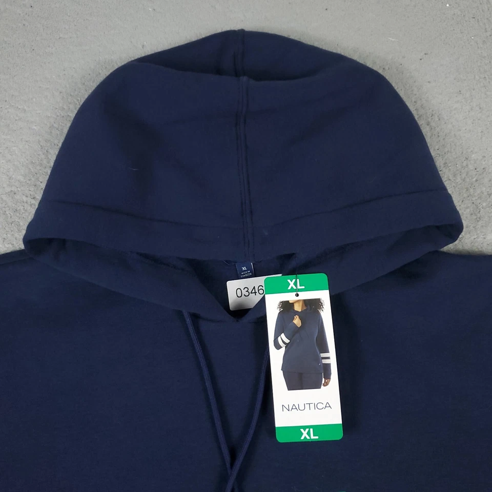 Nautica Sweater Womens Size XL Blue Pullover Hoodie Sweatshirt Ladies - Image 2 of 4