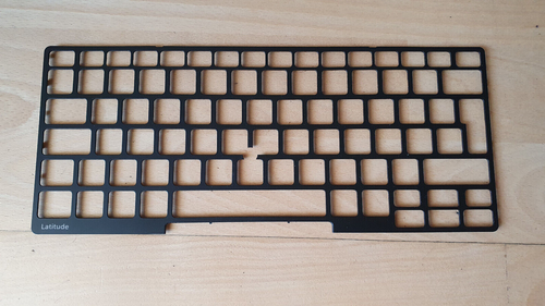 Dell Latitude keyboard backlit with bezel/trim 5450 5470 5480 7450 7470 QWERTZ - Afbeelding 3 van 6