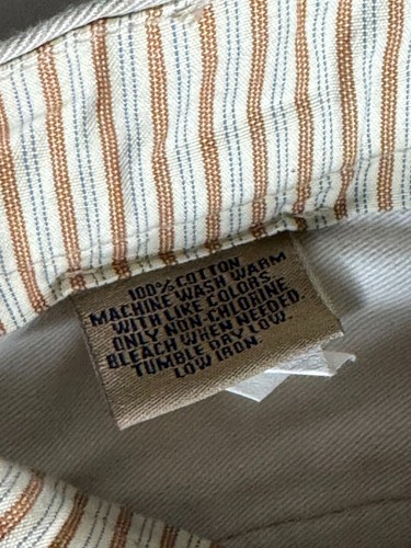 Bills Khakis Chinohose hellbraun vorne flach Baumwolle gerade Passform Herren 32 x 31 schön - Bild 4 von 7