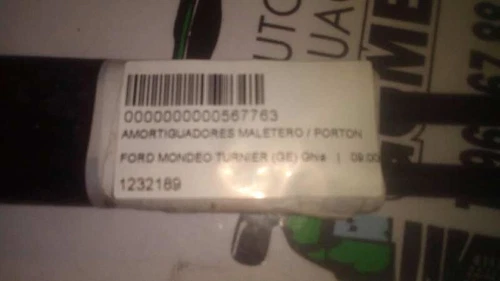 1232189 Amortiguadores Maletero/Porton para FORD MONDEO TURNIER (GE) Ghia 567763 - Imagen 3 de 10