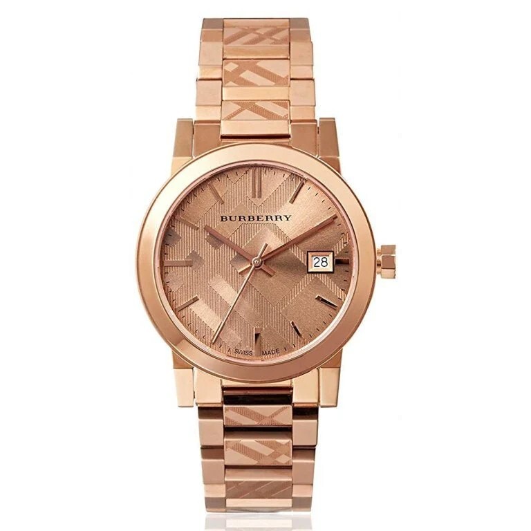 Burberry BU9146 Damas 34 mm The City Oro Rosa