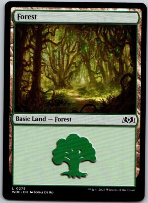 Magic the Gathering Forest #275 Wilds of Eldraine MTG Free Shipping!