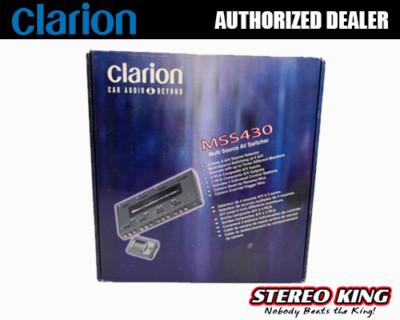 New CLARION MSS430 Multi Source Av Switcher