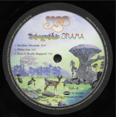 Yes Topographic Drama (Live Across America) 3xLP, Album 2017