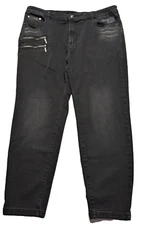 HEADRUSH THE MASS HYSTERIA Men 3XL Black Stretch Denim Designer Jeans