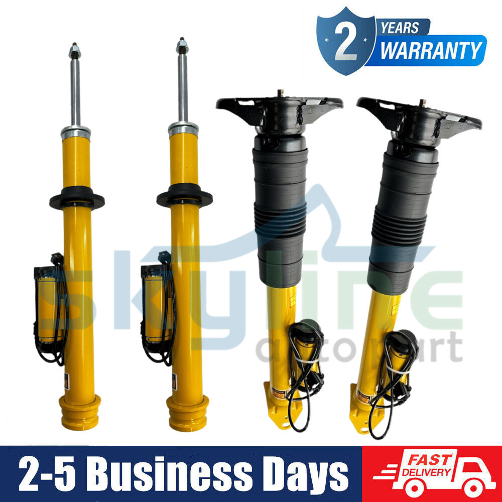 4x Front Rear Shock Absorber Struts Electric For Jeep Grand Cherokee SRT 2016-22