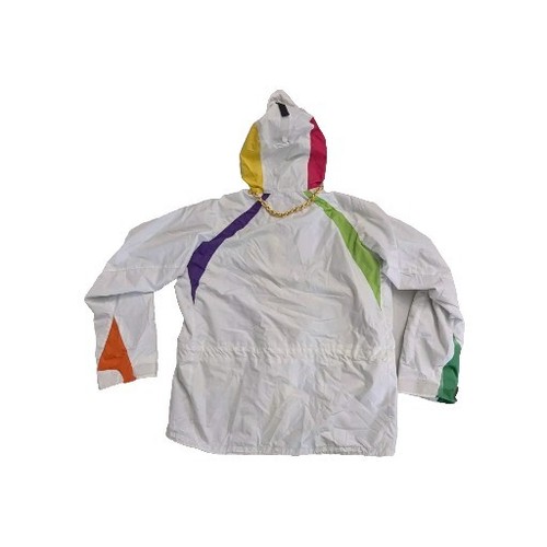 Phenomenon Ski jacket Sz L Unisex Rainbow Mtn Parka Gold Chain Illjkt-054 White - Picture 2 of 13