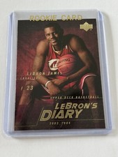 LEBRON JAMES Rookie Year Card 2003 Gold Foil LA Lakers Team USA Cavaliers CAVS. rookie card picture