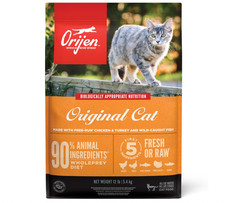 ORIJEN Grain Free High Protein Premium Dry Cat Food Original 12lb. Free Shipping