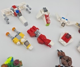 LEGO 2011 Star Wars Advent Calendar 7958 Lot of 13 Mini Ships & Micro Builds!!
