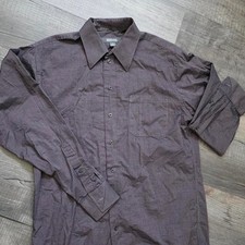 Kenneth Cole Reaction Men's Slim Fit Long Sleeve Button Up Shirt, Size Large