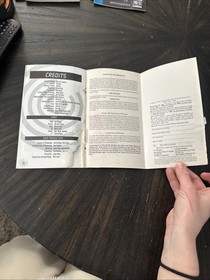 Sega CD Manual Only Surgical Strike W/Reg Card Some Damage To Manual