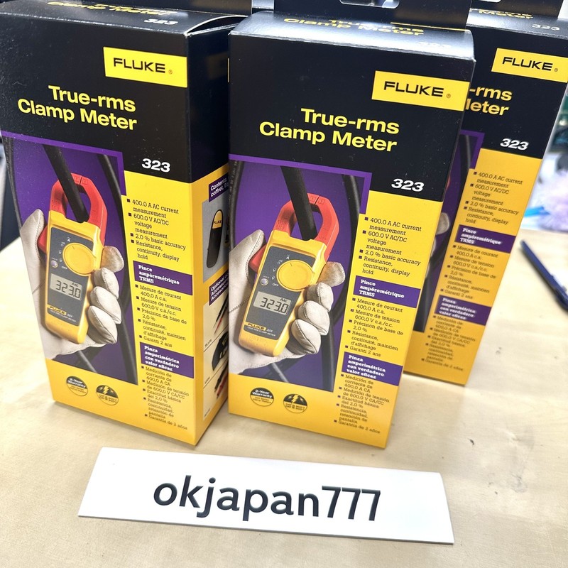 Fluke 323 True RMS Clamp Meter 400A AC 600V Digital Multimeter NEW