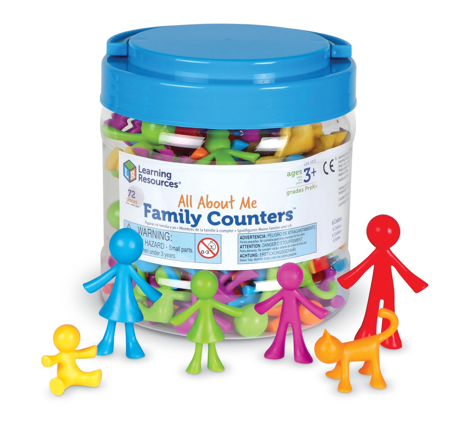Learning Resources All About Me Family Counters  Toddler Sensory Toys,