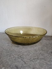 Magnifique Plat Creux Artisanal De Biot. Verrerie Ancienne