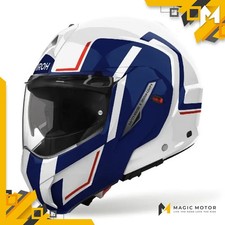 Casque moto Modulable Airoh MATHISSE II L GÉNIE Bleu