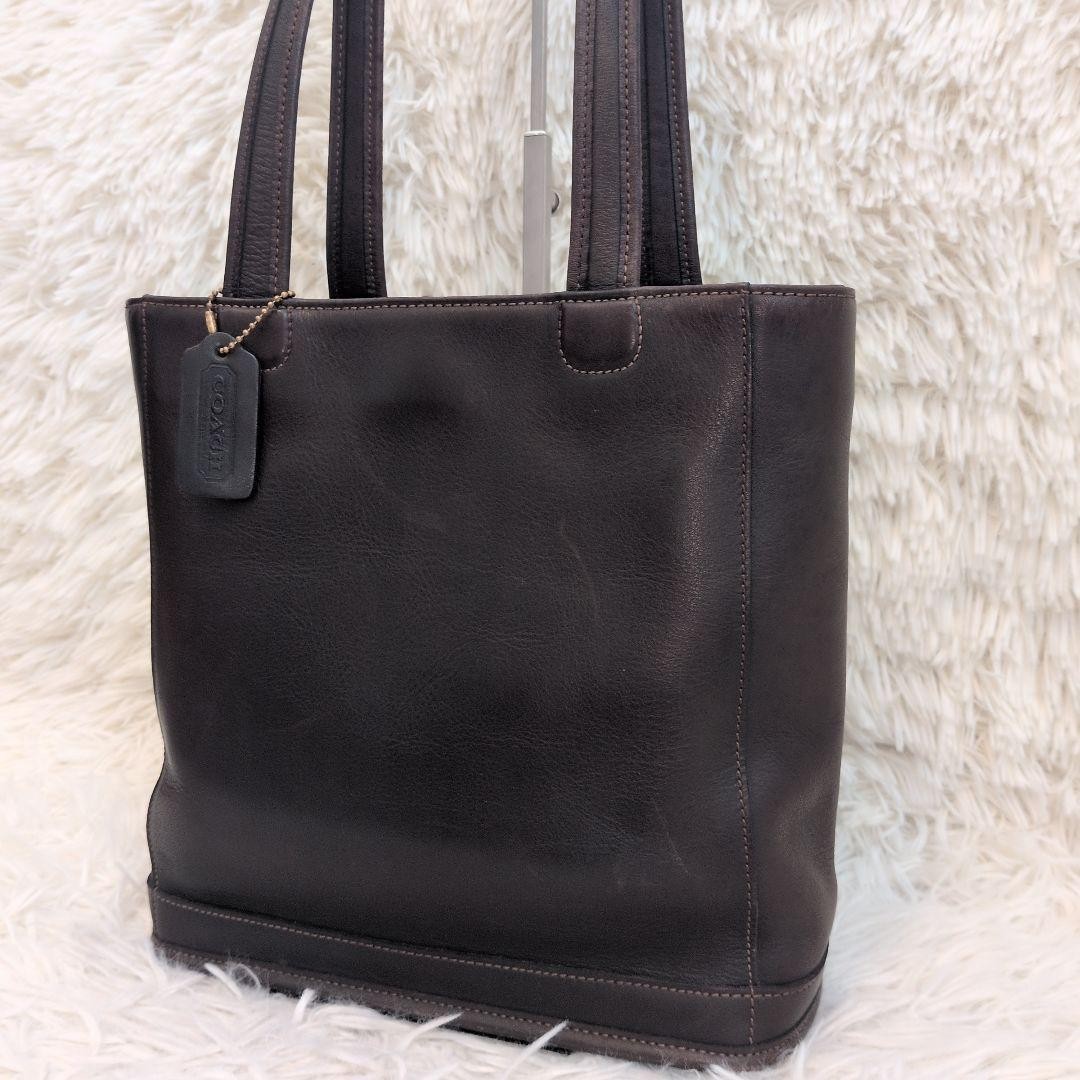 OLD COACH Tote Bag Dark Brown 9305 2a - Gem