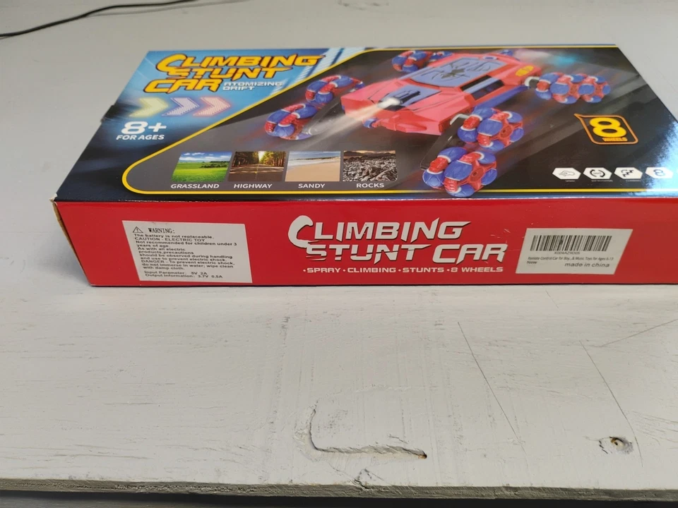 Controle remoto Spider-Man carro de acrobacias de escalada um incrível drift - Imagem 3 de 4