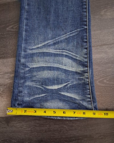 Valabasas Distressed Denim Blue Jeans Button Fly Mens Size 36x36 - Picture 13 of 14