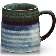 25 Oz Extra Large Ceramic Coffee Mug with Big Handle, 700ml Oversized Tea Cup...