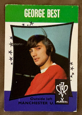 1967 George Best A&BC Chewing Gum #13 Mancher United