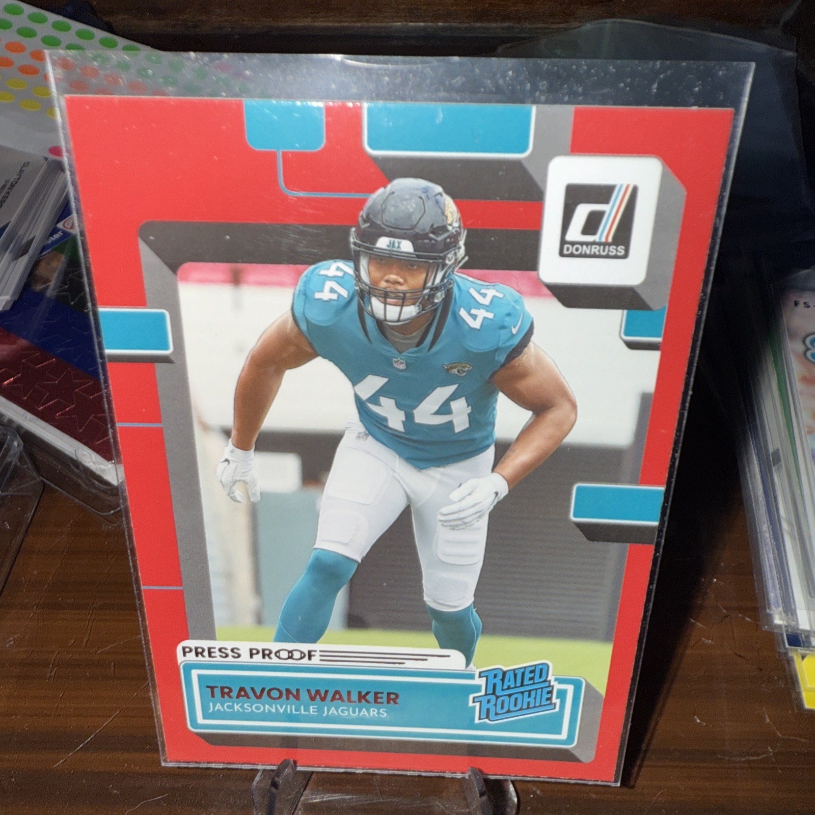 2022 Panini Donruss - Rated Rookie Travon Walker #325 Press Proof Red (RC)