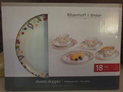 Ritzenhoff & Breker shanti Kaffee-Service (18-teilig)