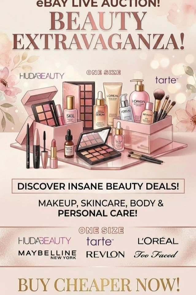 💄 Beauty ExtravaganzaLive Auction – Unbeatable Deals on Top Brands!