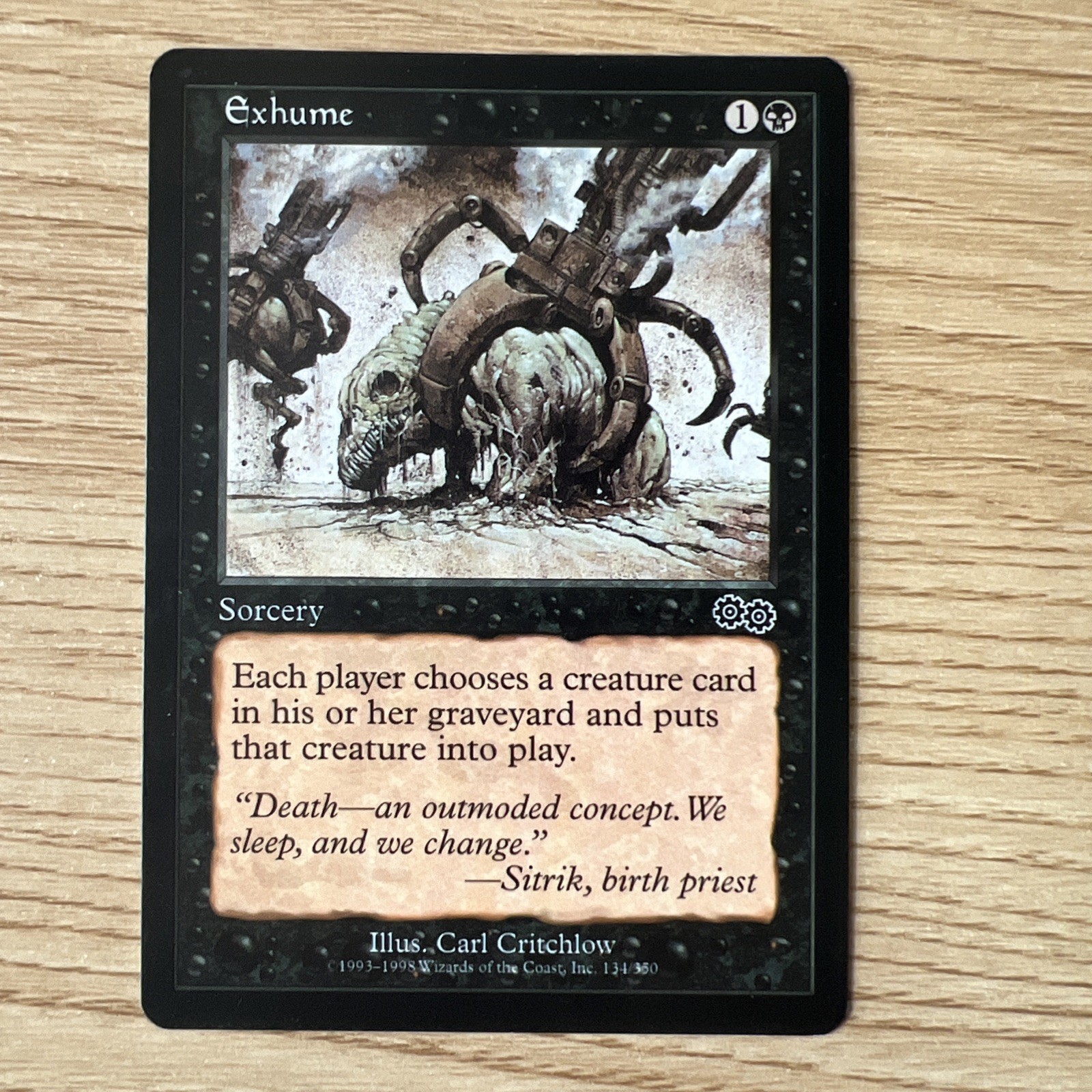 MTG - Exhume Urza's Saga Regular Common #134 NM