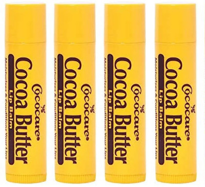 Cococare Cocoa Butter Lip Balm 0.15oz (4-Pack)
