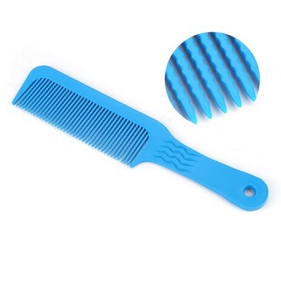 Professional Wave Tooth Hair Combs Hairdressing Styling Barber Stylist Tool Blue