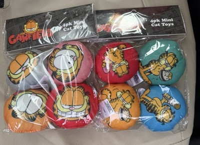 Lot Of 2 Nickelodeon Garfield 4 Pack Mini Cat Toys 2026 New