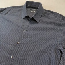Dolce & Gabbana Martini Long Sleeve Button Up Dress Shirt Men's 16 41 H2