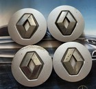 Four Genuine Renault Centre Wheel Caps Clio Kadjar Captur Megane Twingo 60mm J7