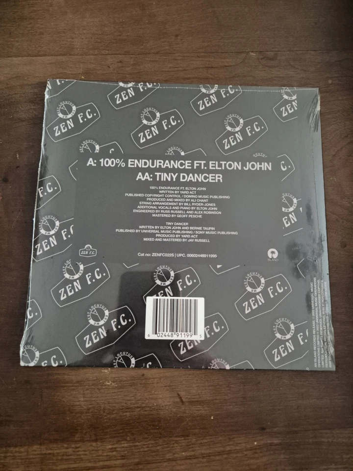 Yard Act 100% Endurance (Elton John Version) 7" Vinyl RSD 2023 - Image 2 of 2
