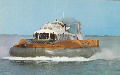 SR.N6 Hovercraft Hovertravel Foto Postkarte W. J. Nigh & Sons
